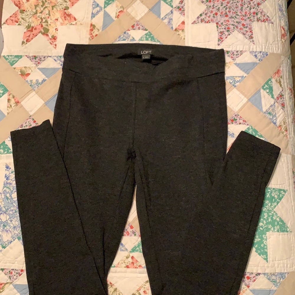 Loft charcoal grey leggings